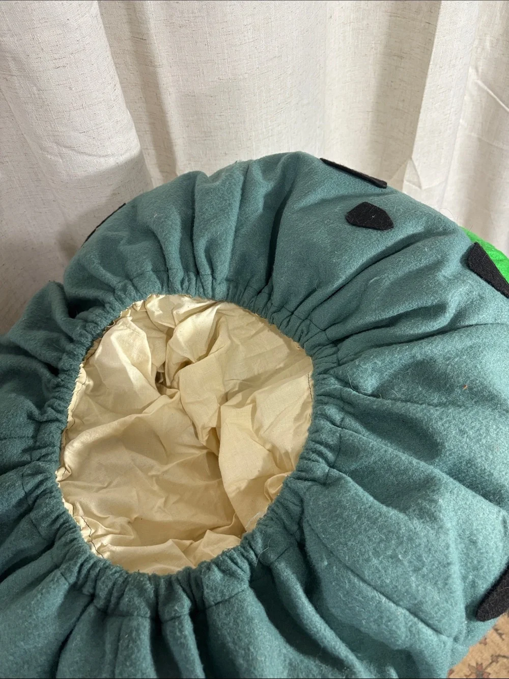 Kids Pokemon Bulbasaur Handmade Costume Set with Detachable Green Bulb